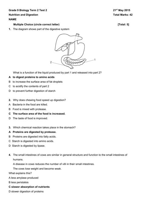 biochemistry test 9th grade|9th grade biology test flashcards.